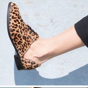 Freda Salvador cheetah hair d’orsay flats size 6.5
